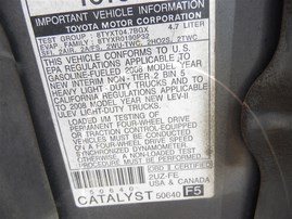 2008 Toyota Tundra SR5 Sage 4.7L AT 2WD #Z24677